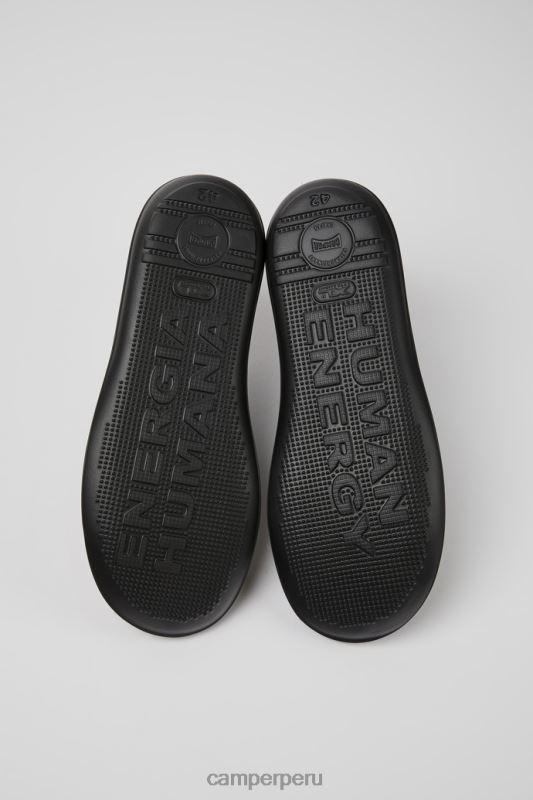 negro BX6281314 Camper botines beetle de piel negro para hombre exclusivos