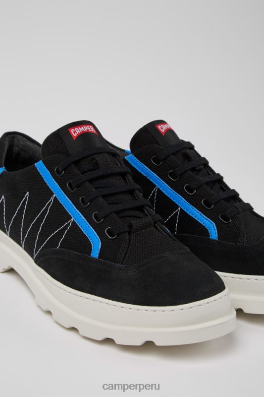 negro BX6281322 Camper zapatillas design brutus negras y azules para hombre