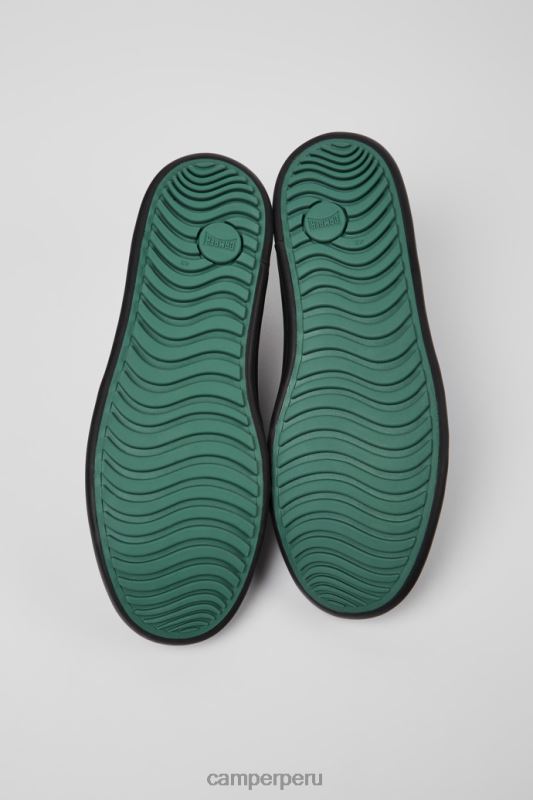 negro BX628280 Camper Zapatos de diseño chasis de cuero negro para hombre.