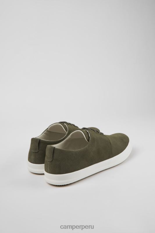 verde BX6281207 Camper Zapatos nobuck chasis verde para hombre novedades