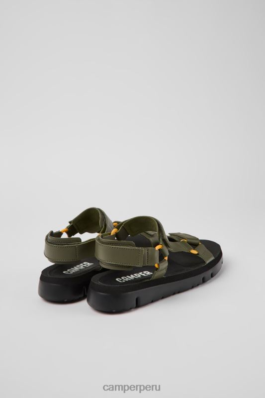 verde BX6281221 Camper sandalias oruga de piel verde para hombre novedades