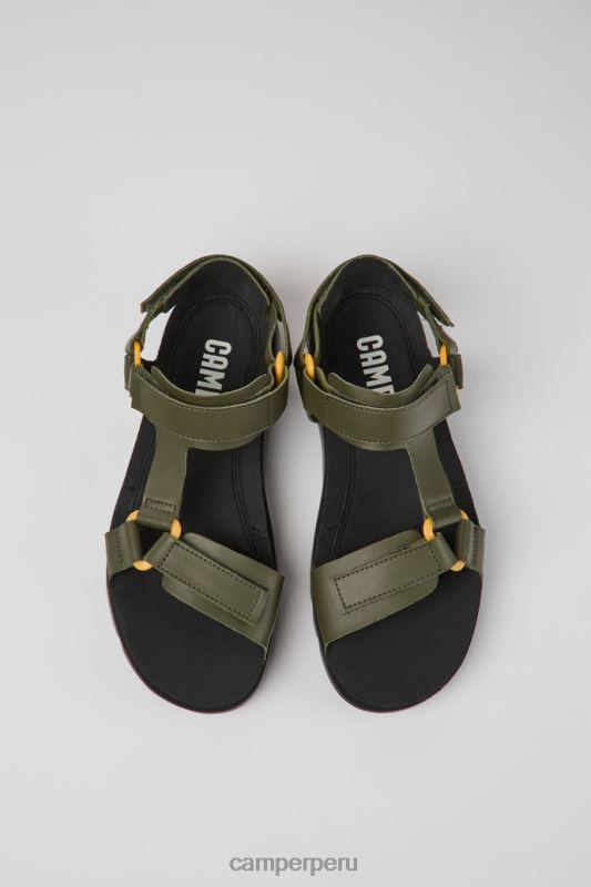 verde BX6281221 Camper sandalias oruga de piel verde para hombre novedades