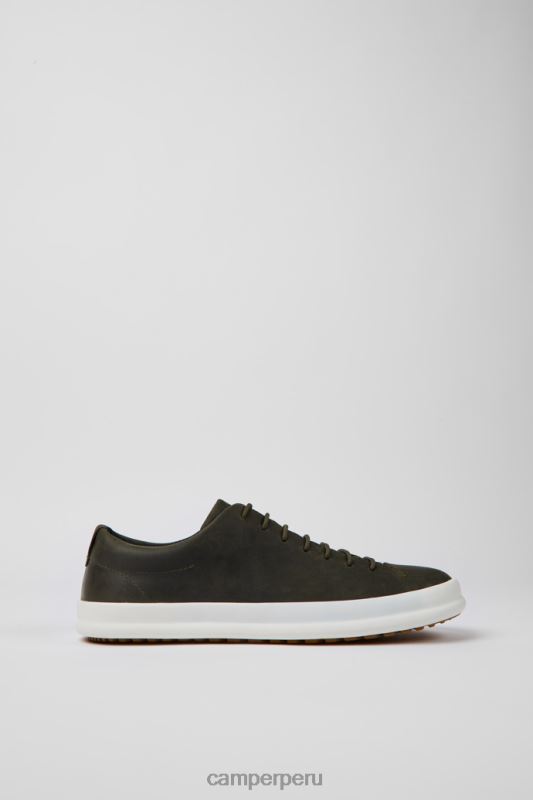verde BX6281263 Camper Diseño chasis zapatos de cuero verde oscuro para hombre.