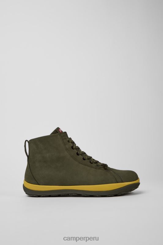 verde BX6281272 Camper botines peu pista gore-tex nobuck verde para hombre novedades