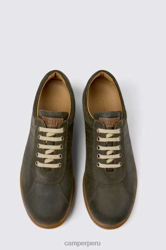 verde BX6281304 Camper Zapatillas exclusivas pelotas de nobuck verde para hombre.