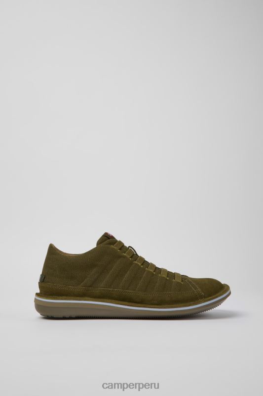 verde BX628267 Camper Zapatillas de nobuck verde escarabajo para hombre novedades