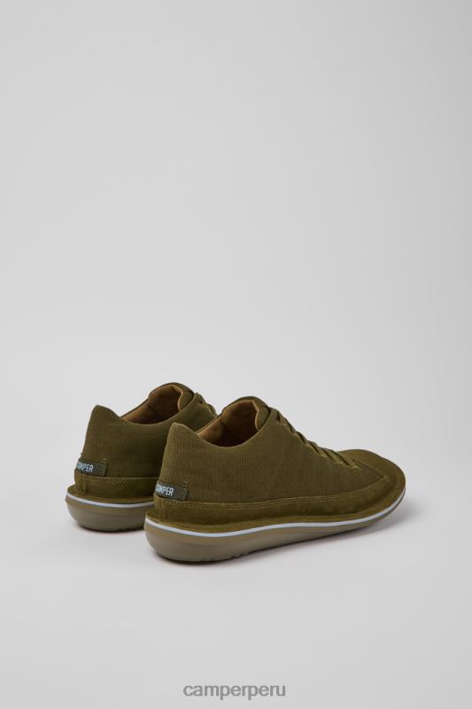 verde BX628267 Camper Zapatillas de nobuck verde escarabajo para hombre novedades