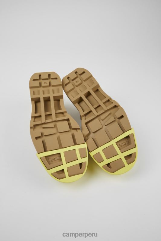 beige BX6281439 Camper zapatos de cuero beige design junction para hombre