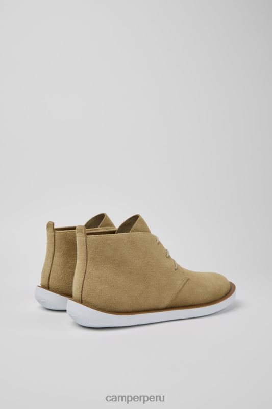 beige BX6281466 Camper zapatos de hombre wagon beige nobuck novedades