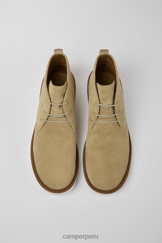 beige BX6281466 Camper zapatos de hombre wagon beige nobuck novedades