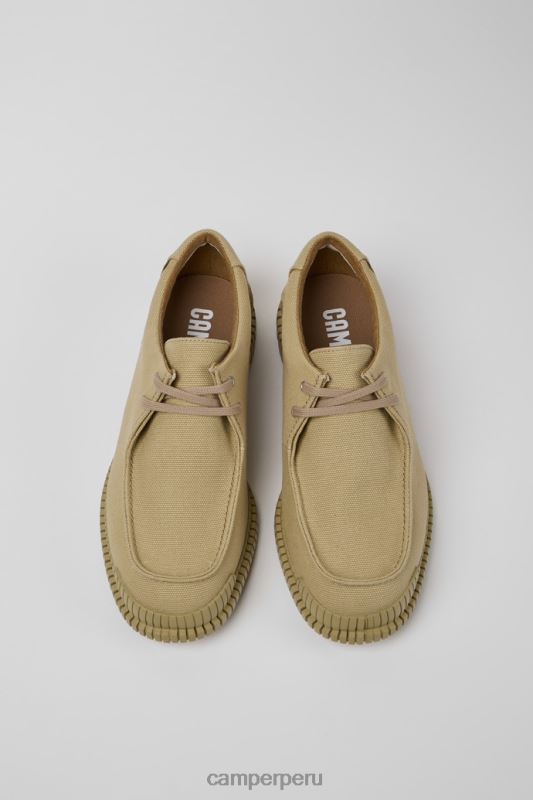 beige BX628308 Camper Pix zapatos de algodón reciclado para hombre beige novedades