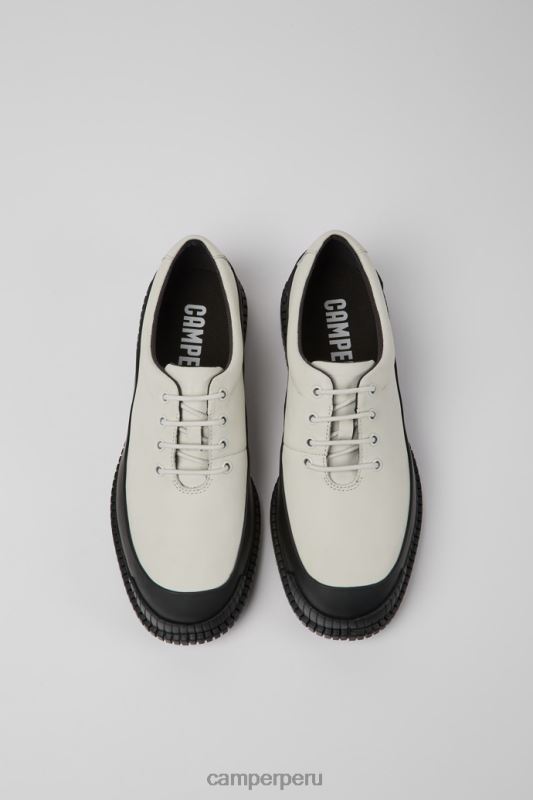 blanco BX628306 Camper Zapatos de hombre con cordones de piel pix blanco y negro novedades