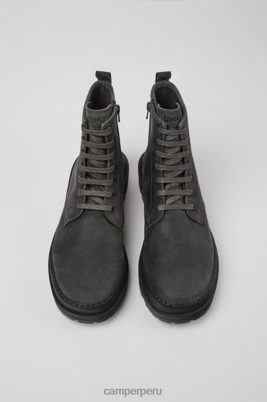 gris BX6281412 Camper botines brutus trek michelin de nobuk gris oscuro para hombre novedades
