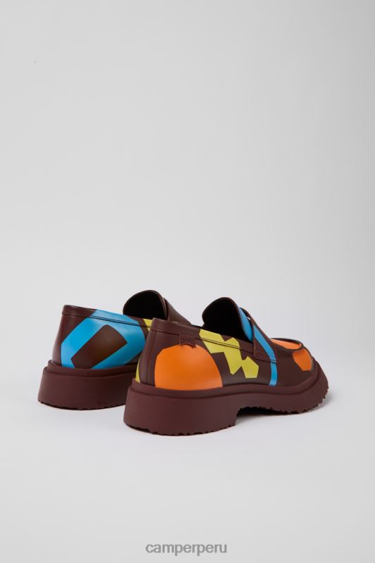 multicolor BX6281448 Camper mocasines de hombre estampados multicolores gemelos de diseño