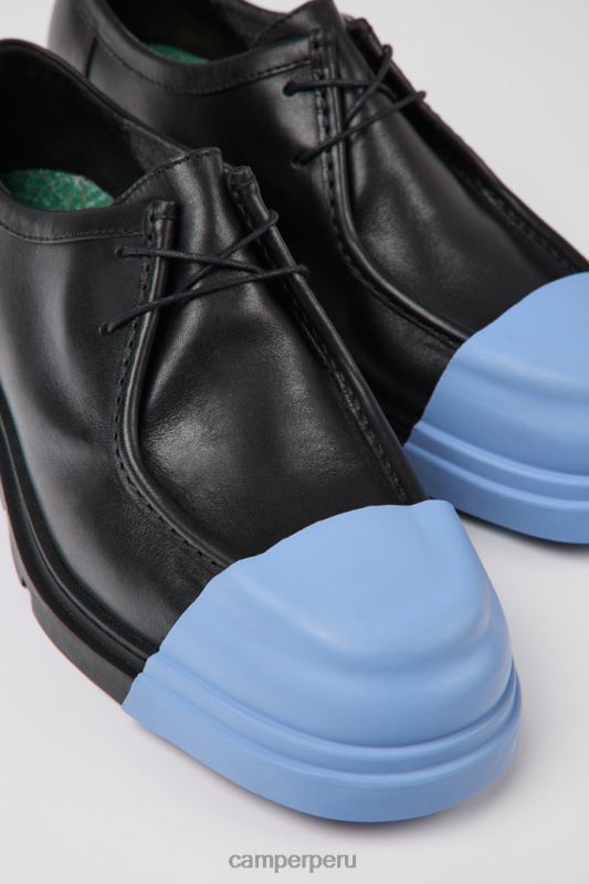 negro BX6281437 Camper zapatos de cuero negros design junction para hombre