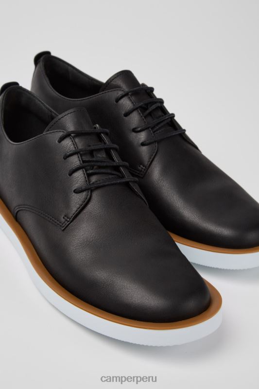 negro BX628313 Camper zapatos de hombre wagon de piel negro novedades