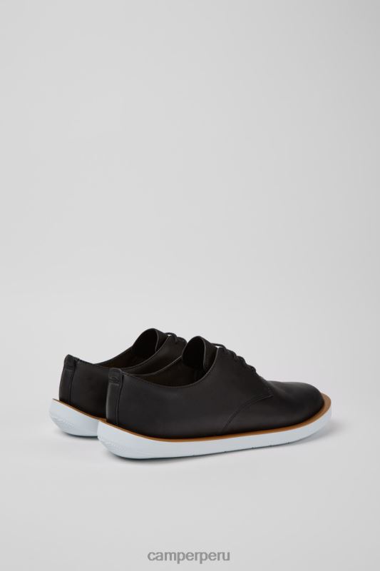 negro BX628313 Camper zapatos de hombre wagon de piel negro novedades