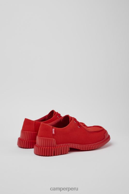 rojo BX6281456 Camper Pix zapatos rojos de algodón reciclado para hombre exclusivos.