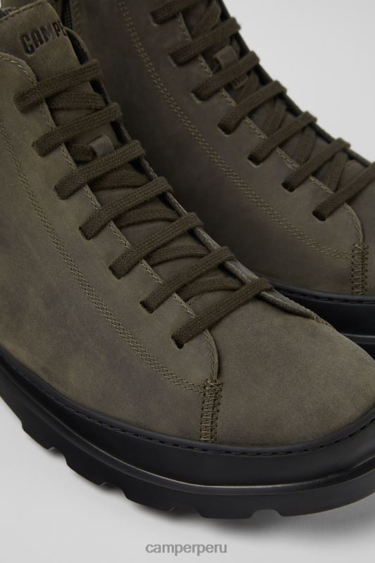 verde BX6281417 Camper botines brutus de nobuk verde oscuro para hombre novedades
