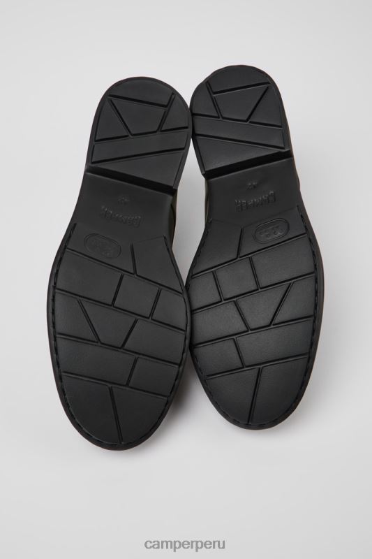 verde BX6281443 Camper Zapatos con cordones de piel verde twins de diseño para hombre.