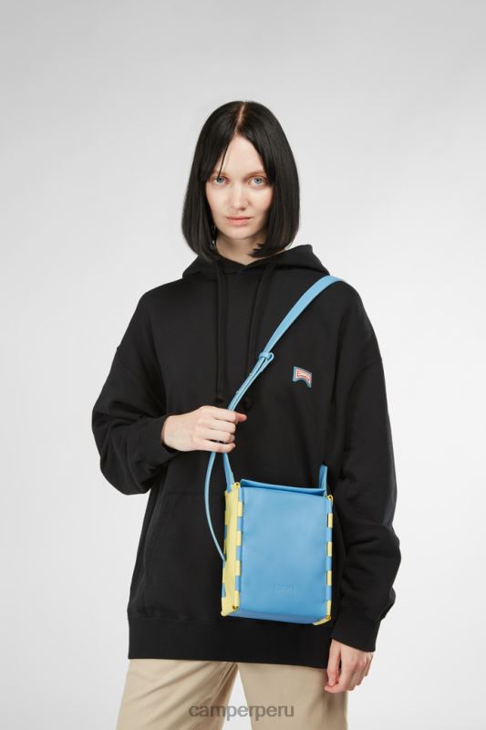 azul BX6281765 Camper bolsos de corbata exclusivos bolso bandolera azul y amarillo