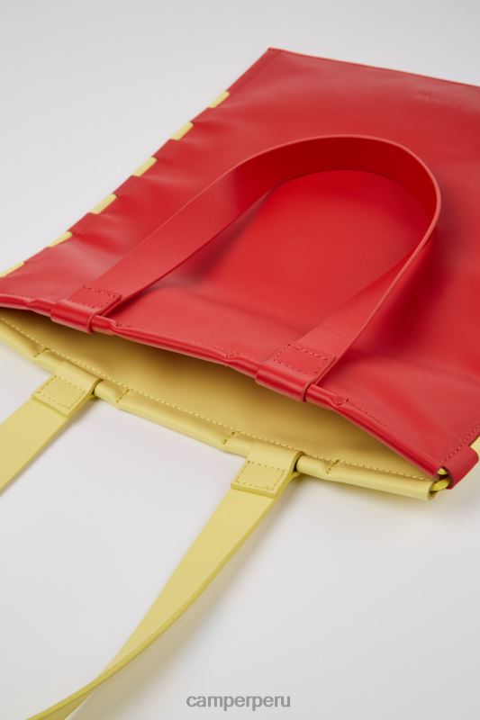 rojo BX6281767 Camper bolsos de corbata bolso tote plano rojo y amarillo novedades