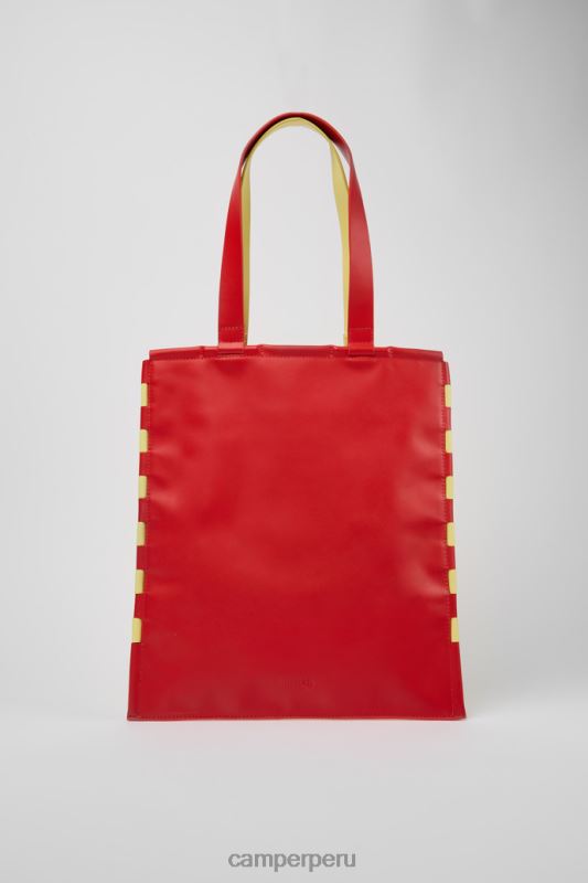 rojo BX6281767 Camper bolsos de corbata bolso tote plano rojo y amarillo novedades