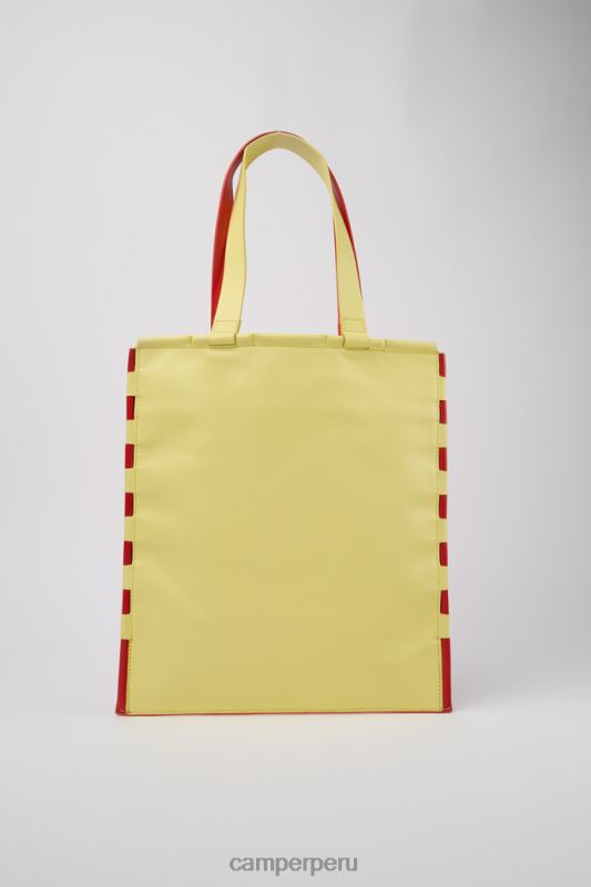 rojo BX6281767 Camper bolsos de corbata bolso tote plano rojo y amarillo novedades