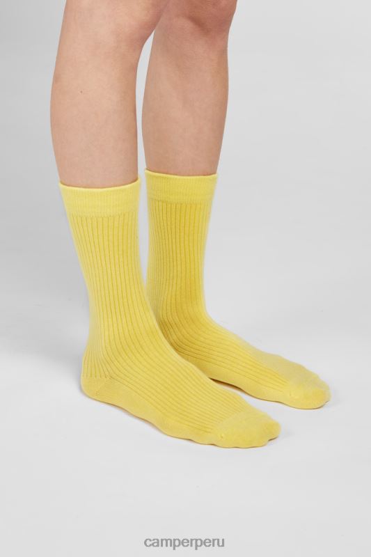 amarillo BX6281804 Camper calcetines design calma calcetines amarillos con piratex