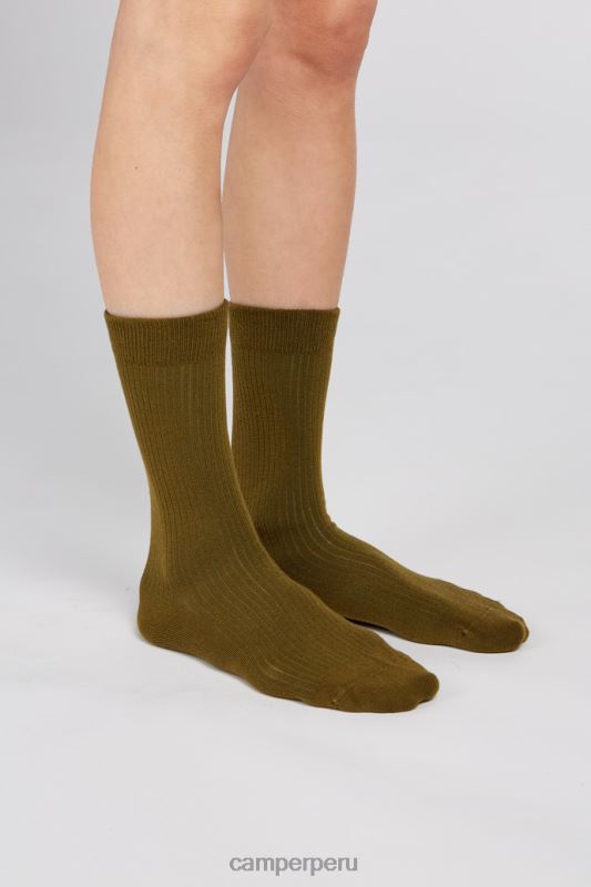 verde BX6281803 Camper calcetines calma calcetines verde-marrón con novedades en piratex