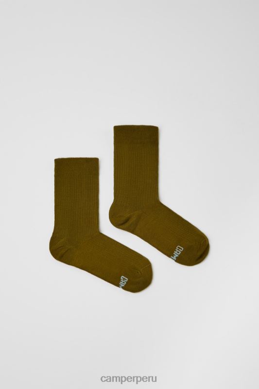verde BX6281803 Camper calcetines calma calcetines verde-marrón con novedades en piratex