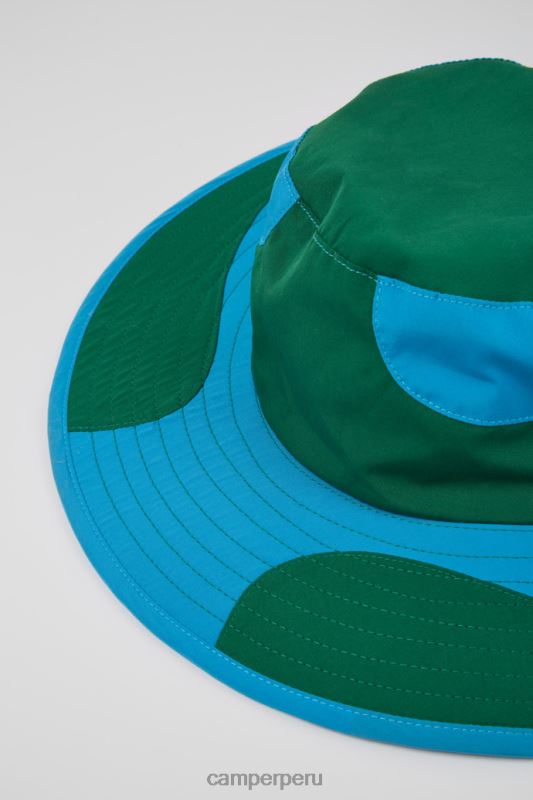 azul BX6281841 Camper sombrero exclusivo sombrero azul y verde