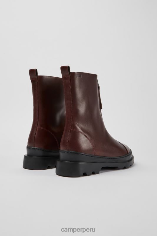 borgoña BX628637 Camper botas brutus cremallera burdeos novedades