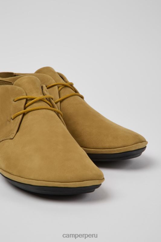 marrón BX628226 Camper botas safari de nobuk marrón derecho para mujer novedades