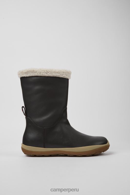 marrón BX628624 Camper botas peu pista gore-tex piel marrón exclusivo para mujer