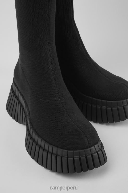 negro BX628619 Camper botas design bcn textil negro para mujer