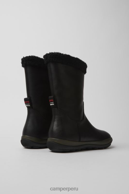 negro BX628623 Camper botas peu pista gore-tex piel negro exclusivas para mujer