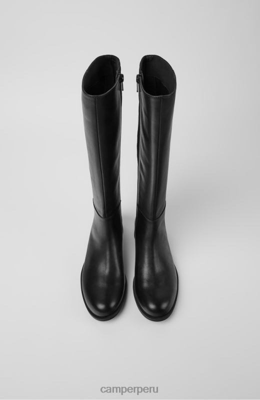 negro BX628635 Camper Botas altas mil exclusivas de piel y textil negro para mujer