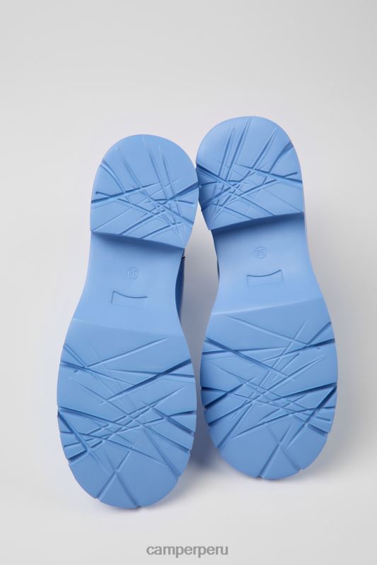 azul BX628425 Camper Botines chelsea de piel azul milah de diseño para mujer
