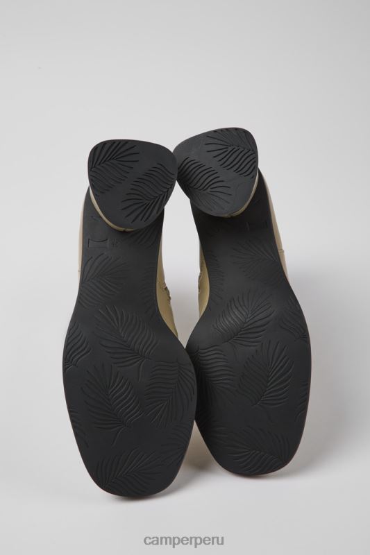 beige BX628451 Camper Botines kiara piel beige novedades