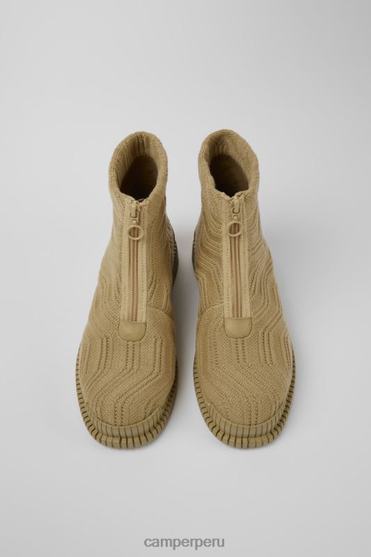 beige BX628564 Camper botines pix exclusivos color beige para mujer