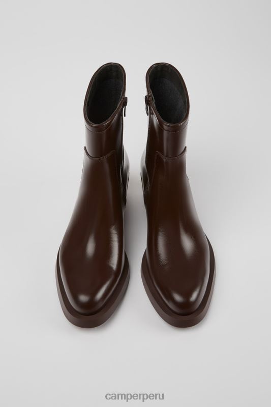 marrón BX628446 Camper botines bonnie de diseño marrón oscuro para mujer