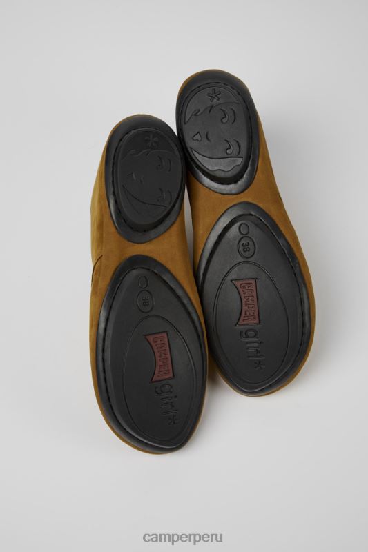 marrón BX628521 Camper zapatos de nobuck marrón derecho para mujer recién llegados