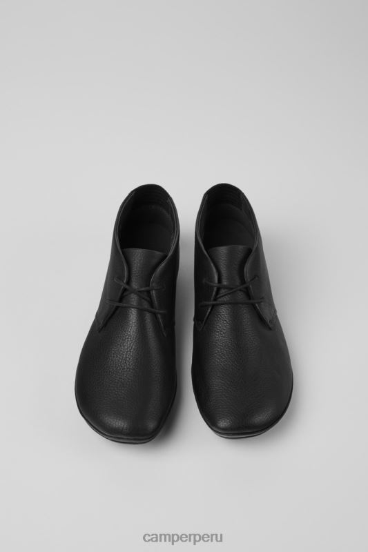 negro BX628408 Camper botines negros de diseño derecho para mujer