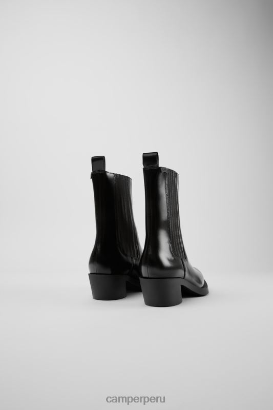 negro BX628443 Camper botas bonnie de piel negras exclusivas para mujer