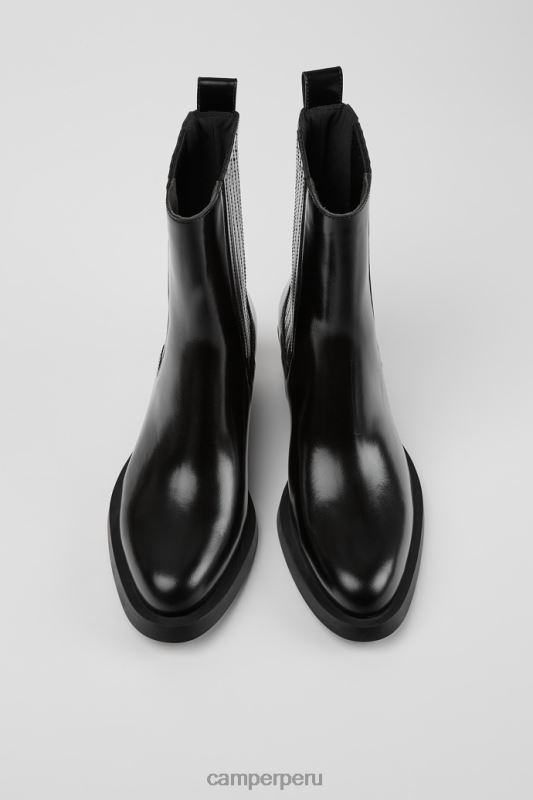 negro BX628443 Camper botas bonnie de piel negras exclusivas para mujer