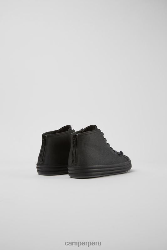 negro BX628541 Camper Zapatillas negras de diseño Hoops para mujer.