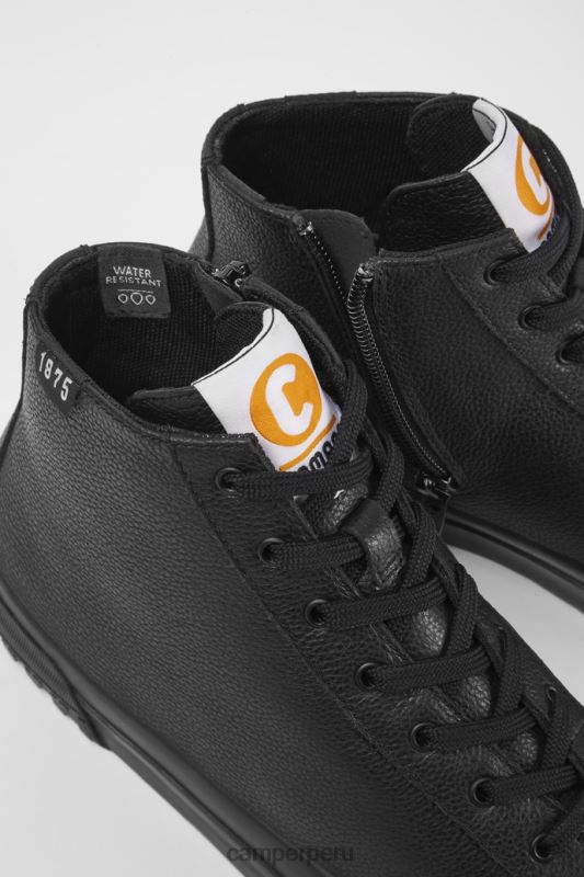 negro BX628591 Camper Botas camaleon de piel color negro de diseño para mujer.