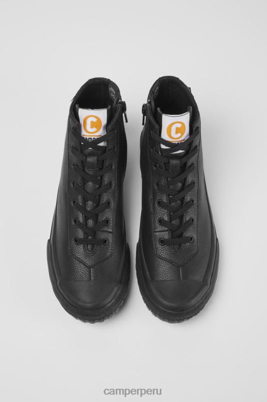 negro BX628591 Camper Botas camaleon de piel color negro de diseño para mujer.