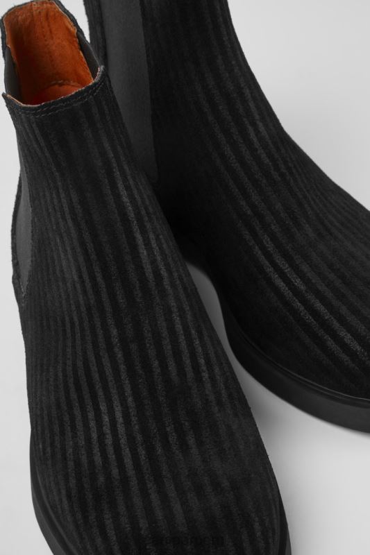 negro BX628600 Camper Botines iman nobuk negro novedades